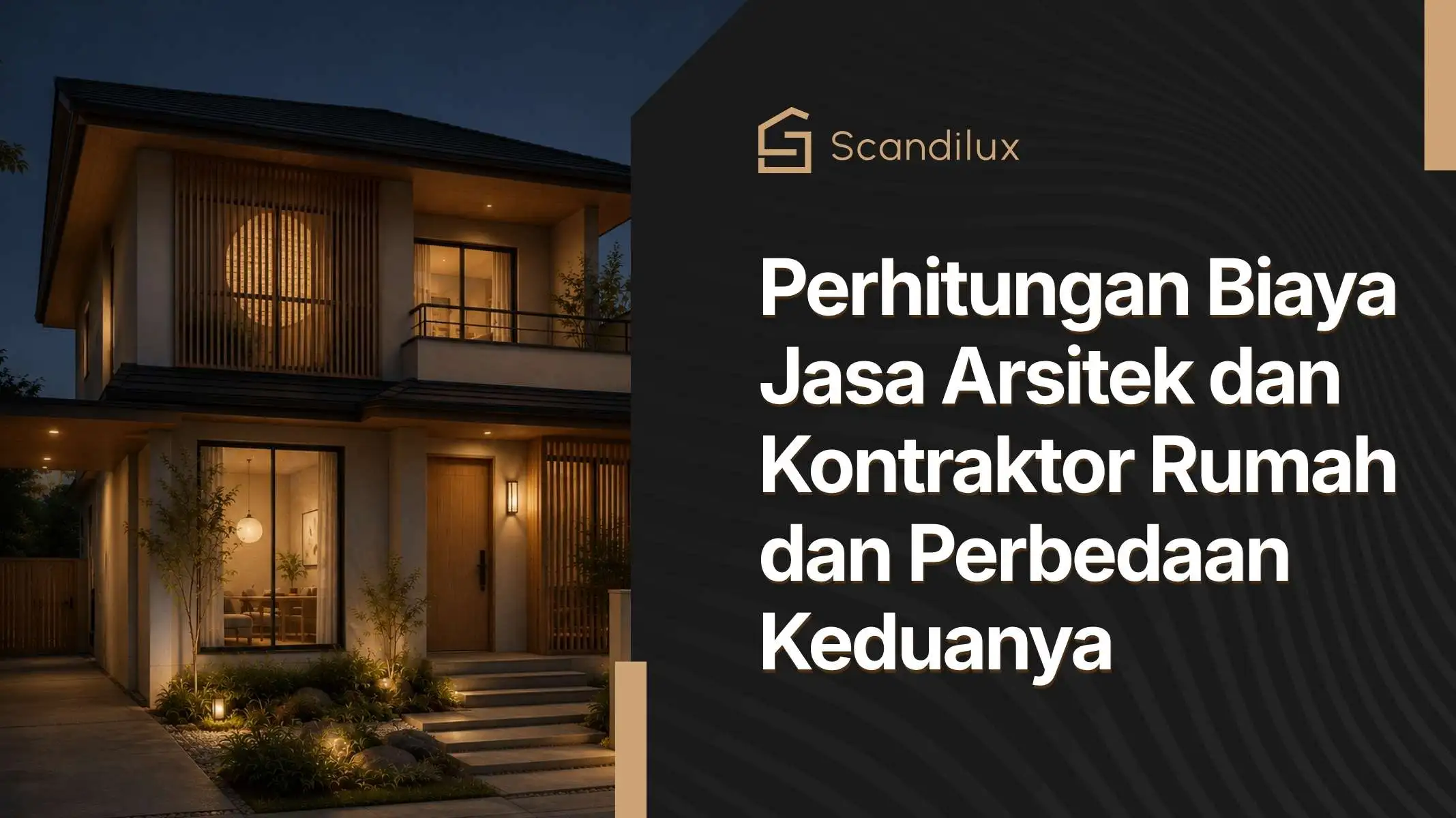 Biaya Jasa Arsitek dan Kontraktor