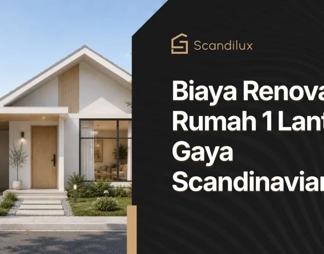 Biaya Renovasi Rumah 1 Lantai